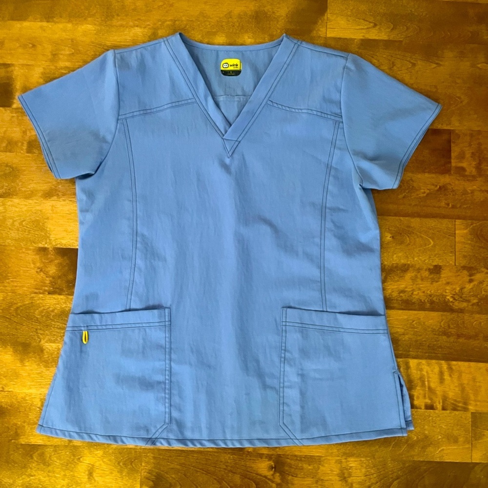 WonderWink Scrub Top Sz L